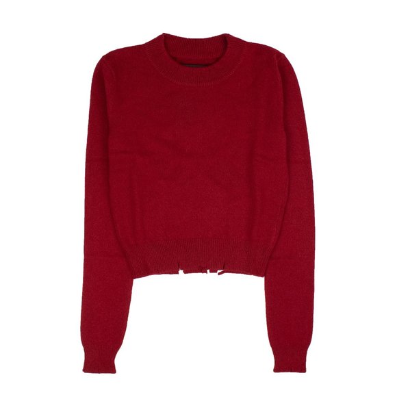 AMIRI Red Classic Cashmere Crewneck Size S $890 - Picture 1 of 4